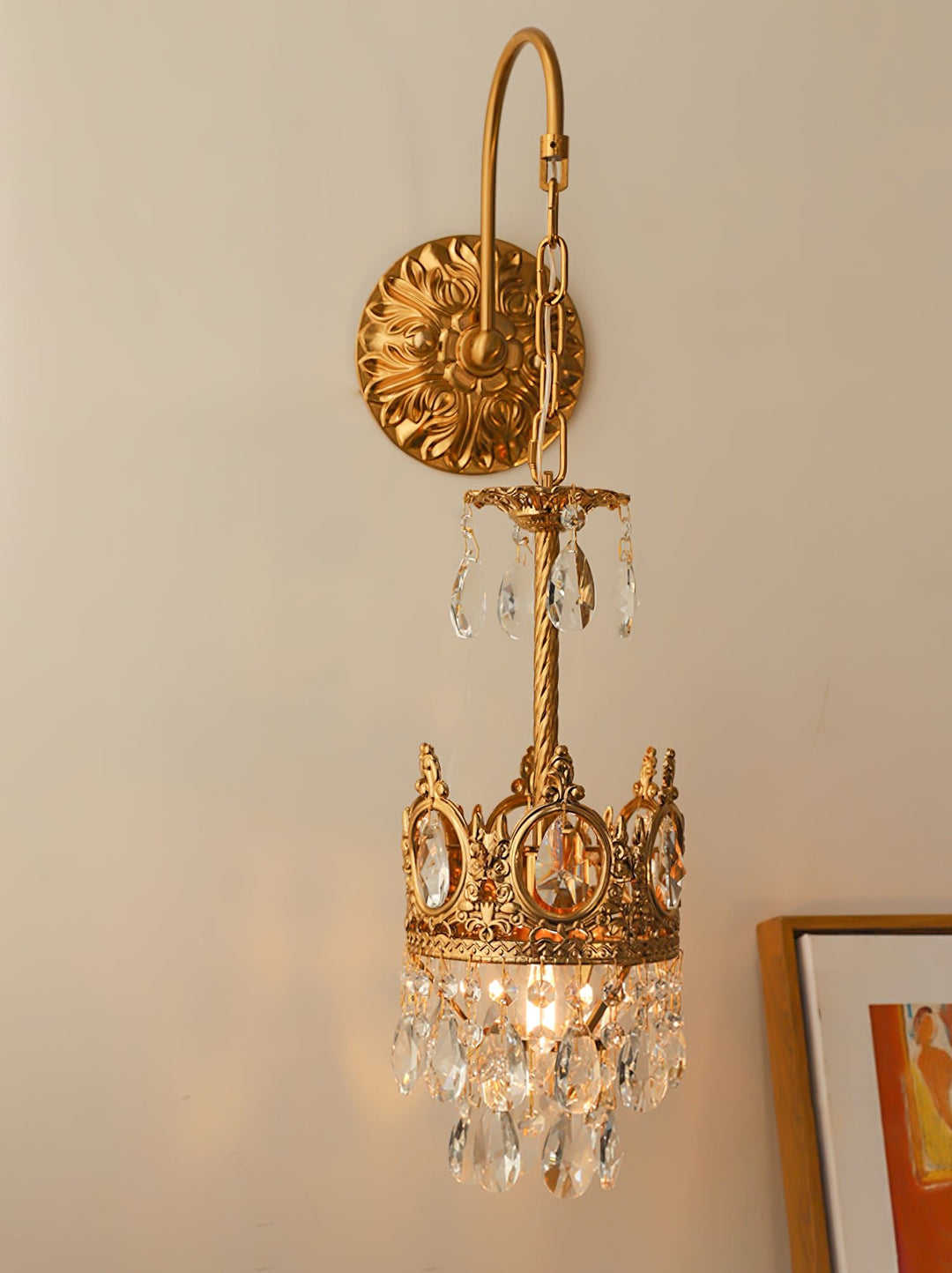 Crystal Crown Wall Light - Vakkerlight