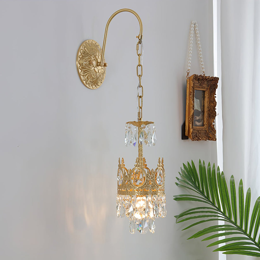 Crystal Crown Wall Light - Vakkerlight