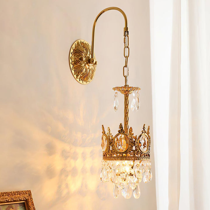 Crystal Crown Wall Light - Vakkerlight