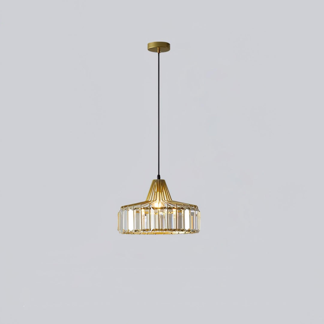 Crystal Drum Pendant Lamp - Vakkerlight