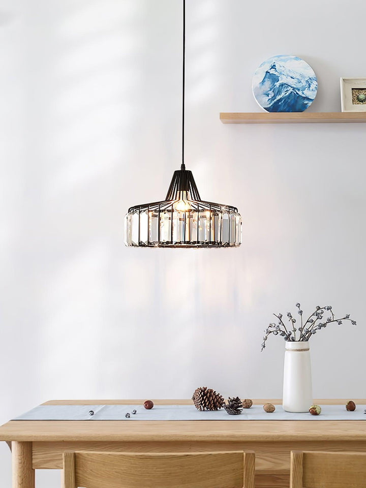 Crystal Drum Pendant Lamp - Vakkerlight