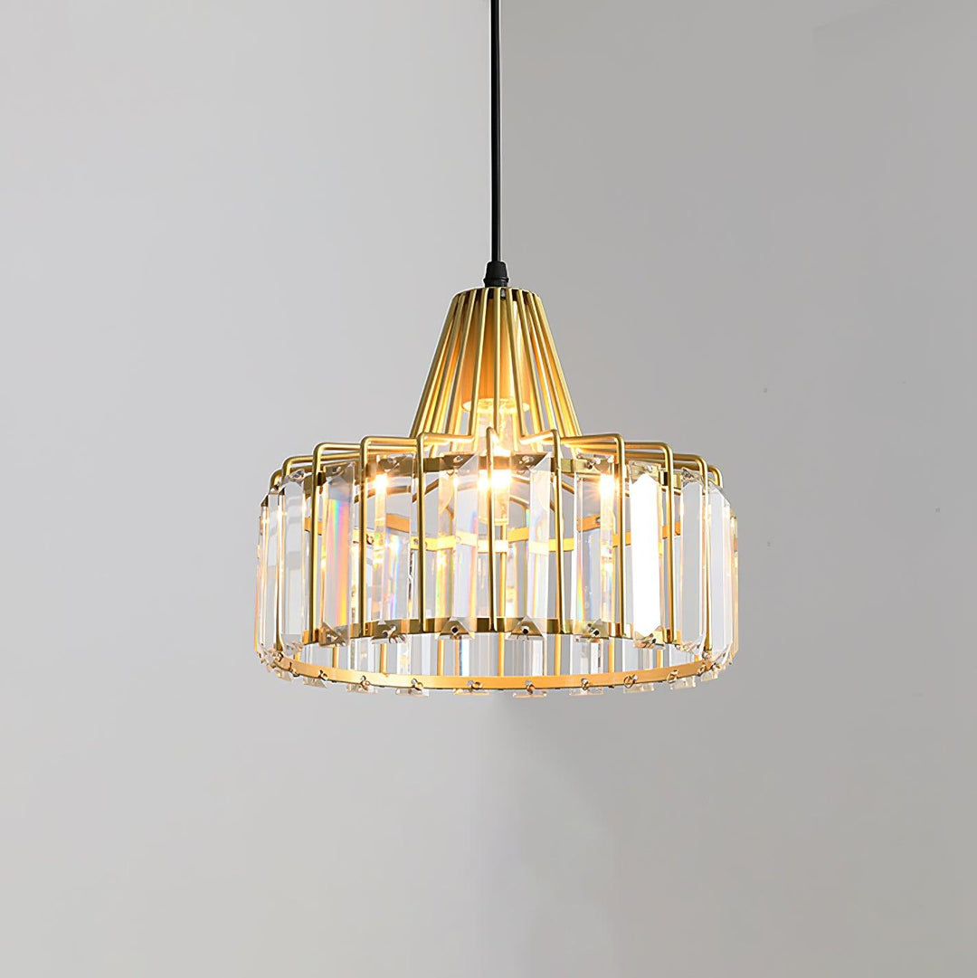 Crystal Drum Pendant Lamp - Vakkerlight