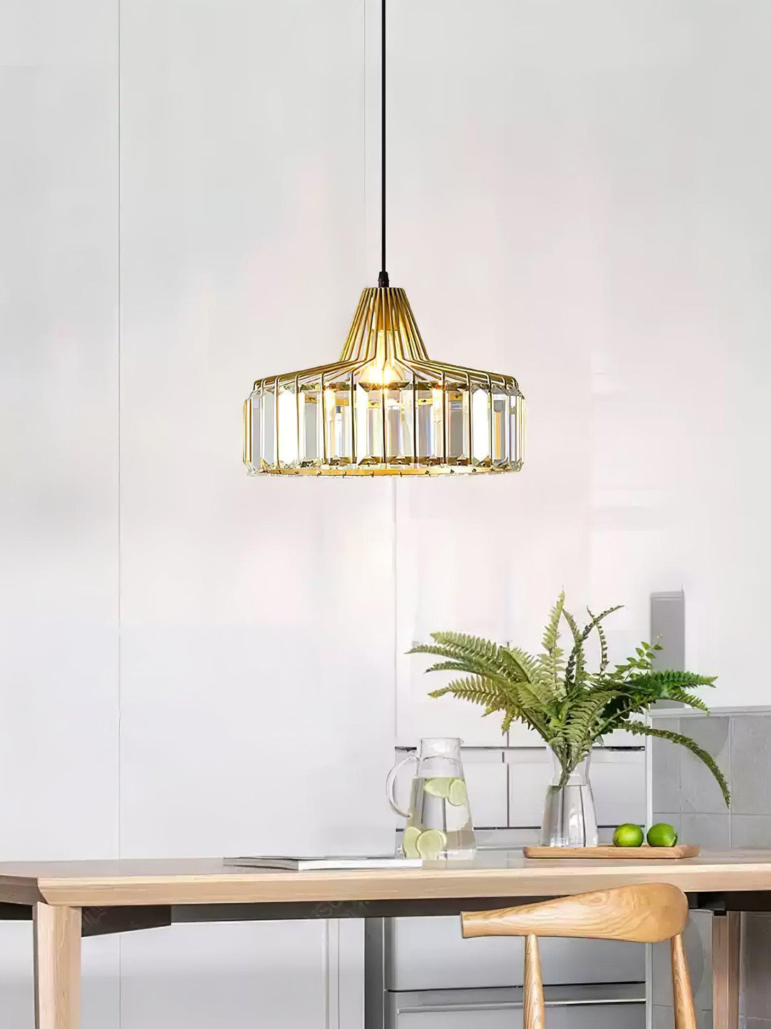 Crystal Drum Pendant Lamp - Vakkerlight