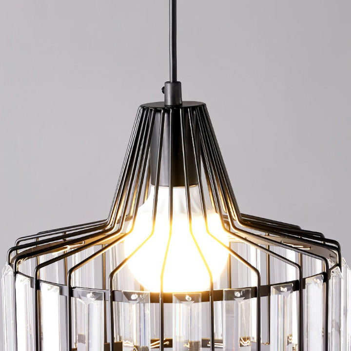 Crystal Drum Pendant Lamp - Vakkerlight