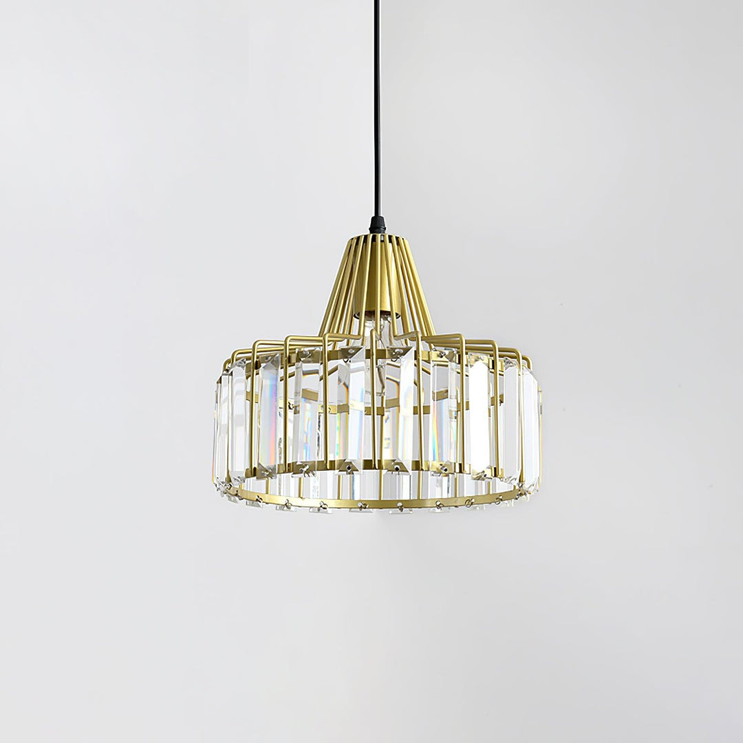 Crystal Drum Pendant Lamp - Vakkerlight