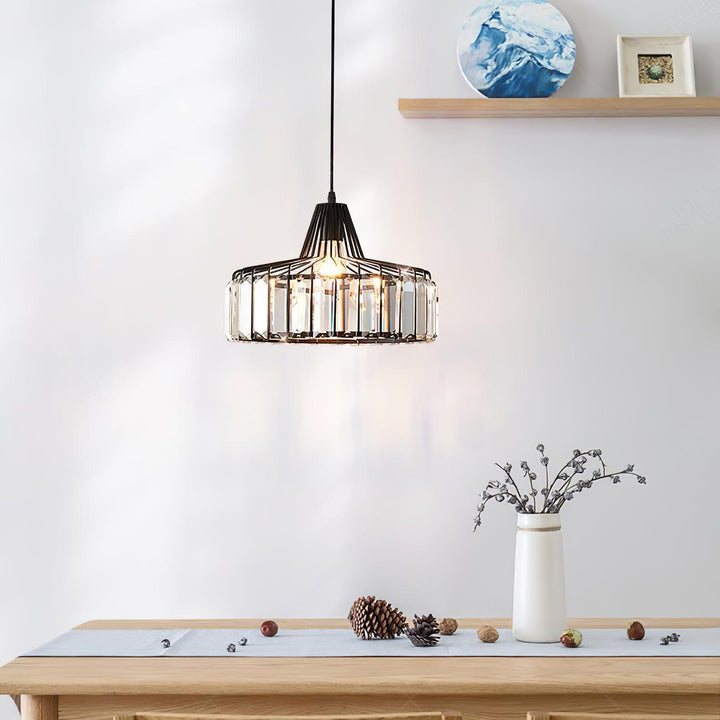 Crystal Drum Pendant Lamp - Vakkerlight