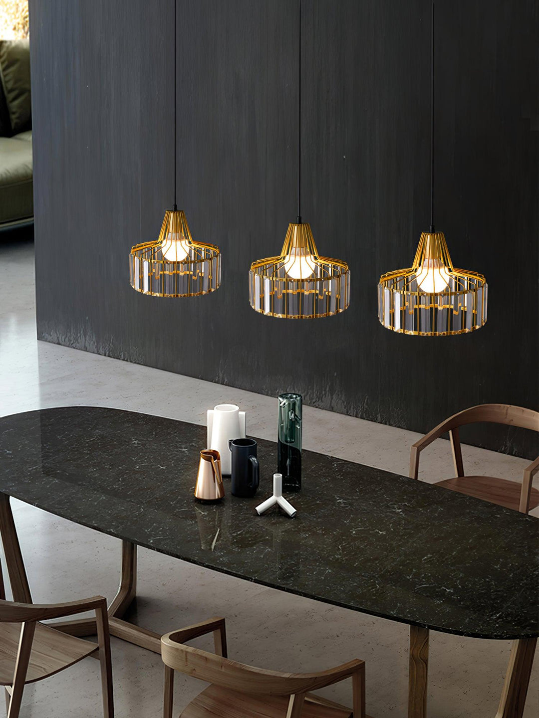 Crystal Drum Pendant Lamp - Vakkerlight