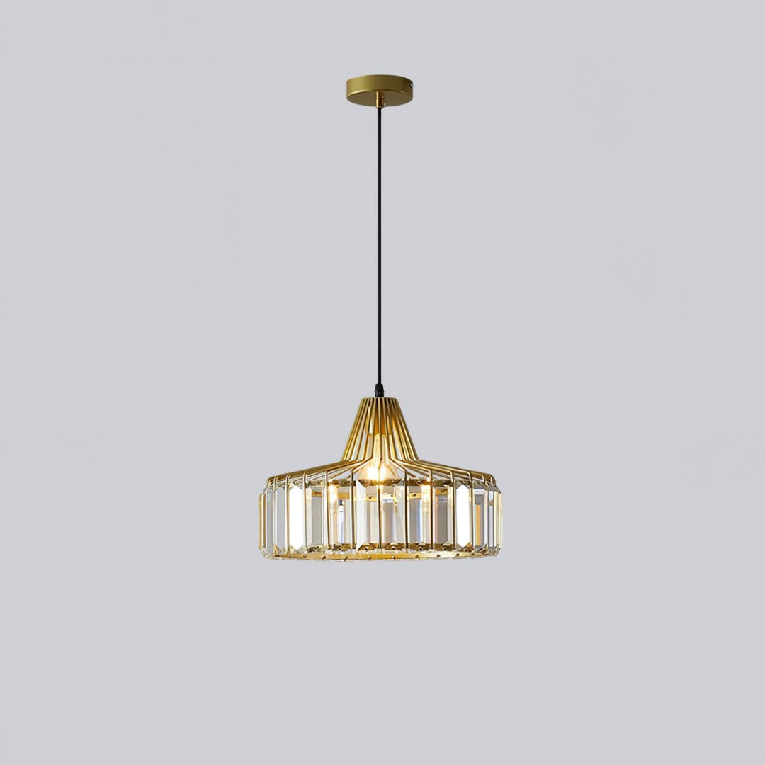 Crystal Drum Pendant Lamp - Vakkerlight