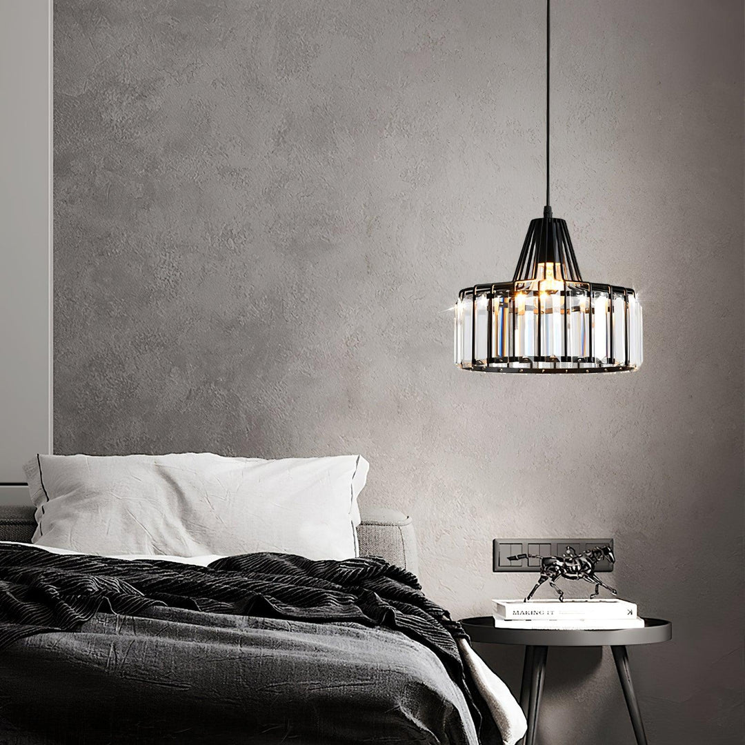 Crystal Drum Pendant Lamp - Vakkerlight