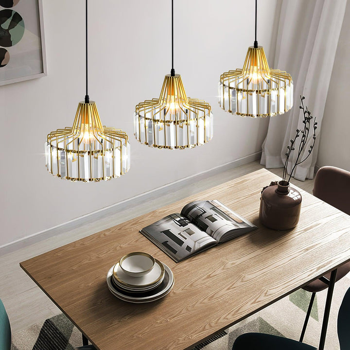 Crystal Drum Pendant Lamp - Vakkerlight