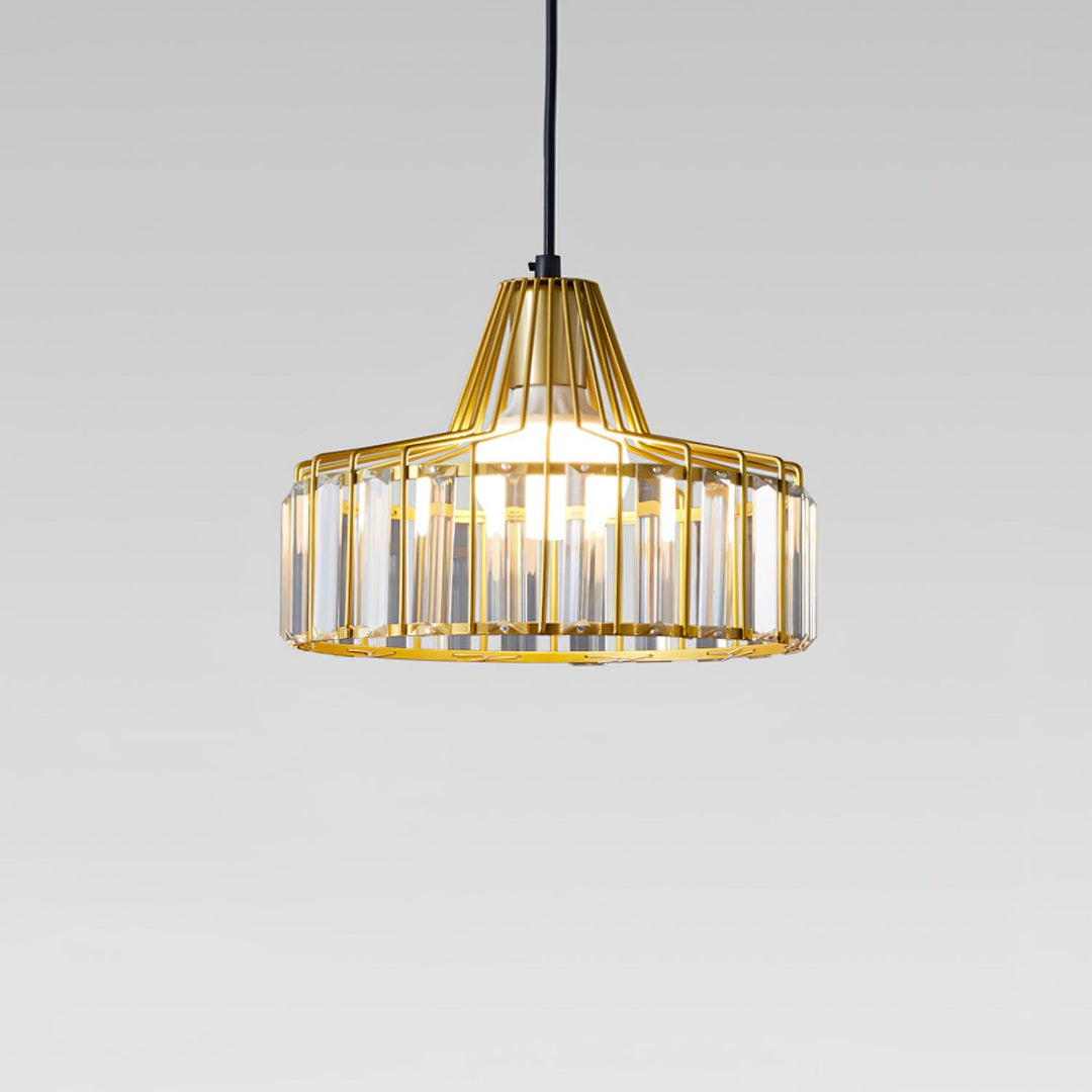 Crystal Drum Pendant Lamp - Vakkerlight