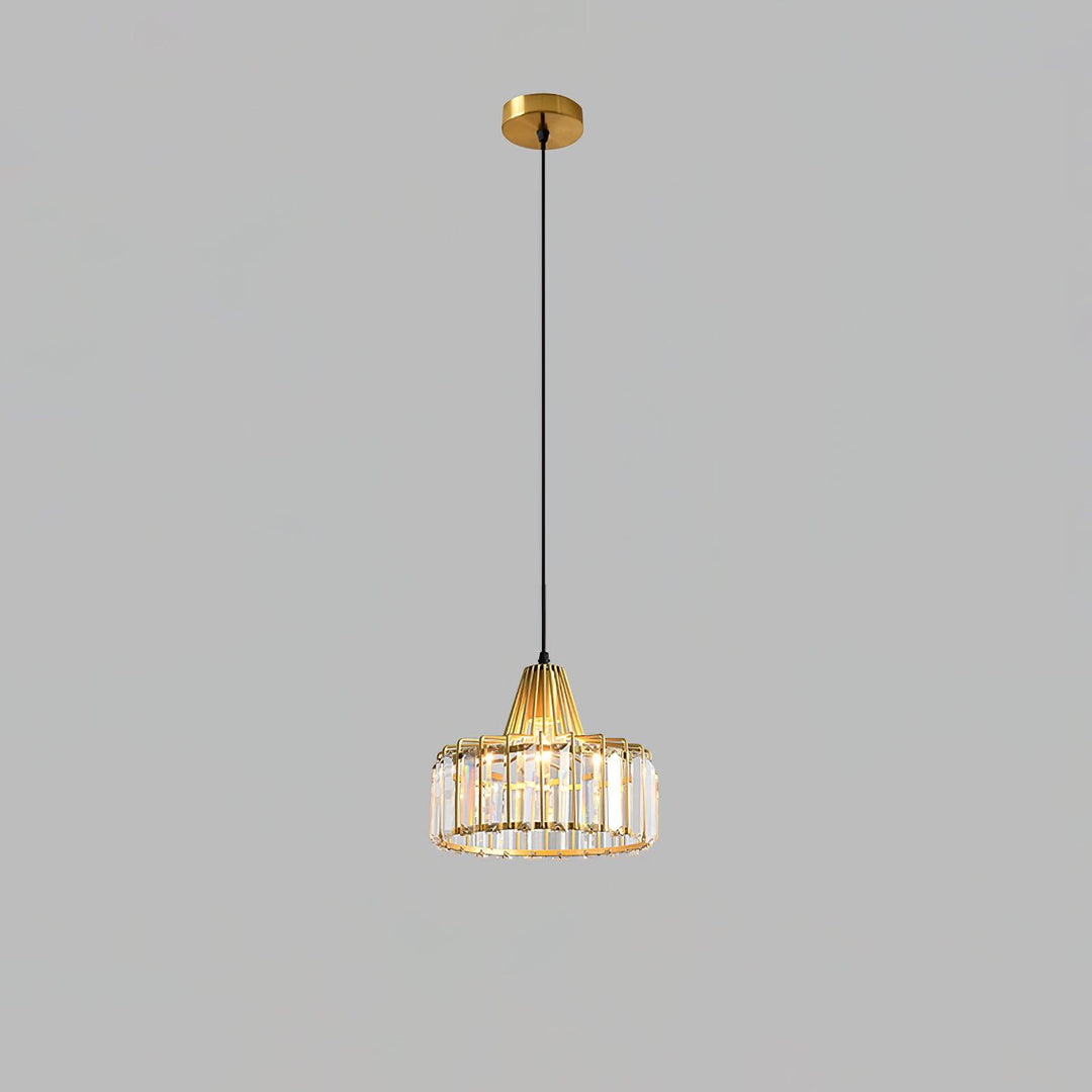 Crystal Drum Pendant Lamp - Vakkerlight