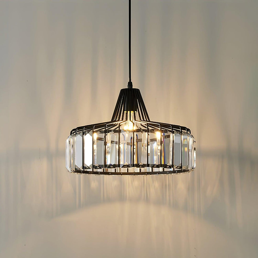 Crystal Drum Pendant Lamp - Vakkerlight