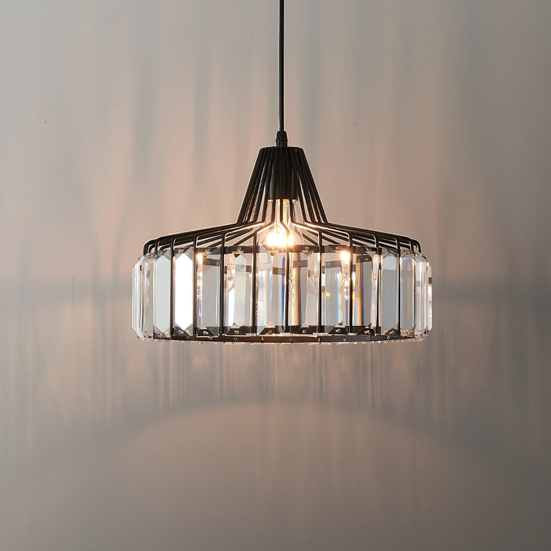 Crystal Drum Pendant Lamp - Vakkerlight