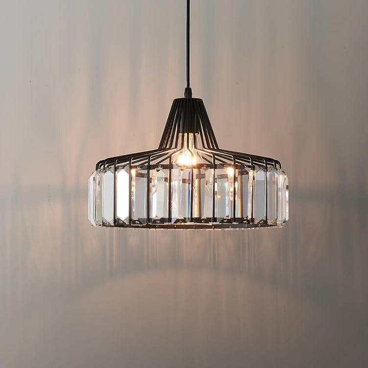 Crystal Drum Pendant Lamp - Vakkerlight