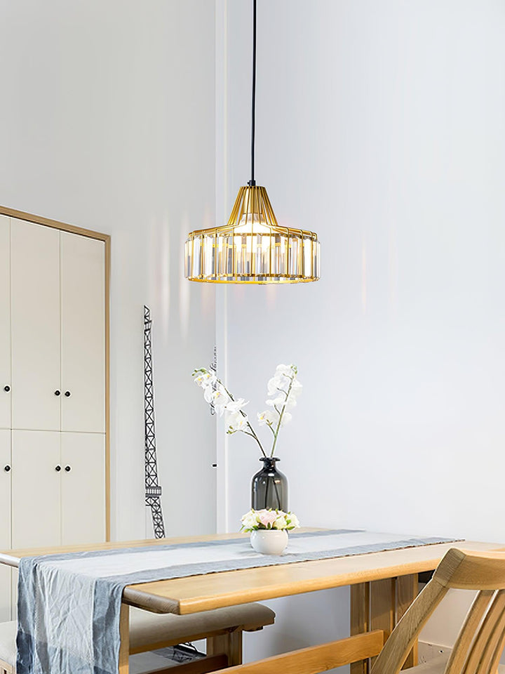 Crystal Drum Pendant Lamp - Vakkerlight