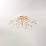Crystal Flower Ceiling Light - Vakkerlight