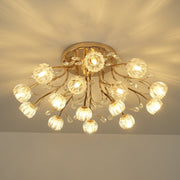 Crystal Flower Ceiling Light - Vakkerlight