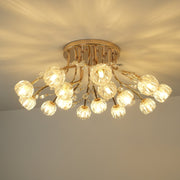 Crystal Flower Ceiling Light - Vakkerlight