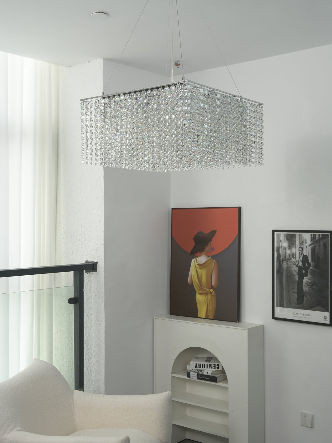 Crystal Frame Chandelier