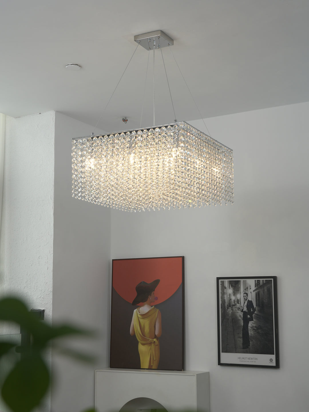 Crystal Frame Chandelier