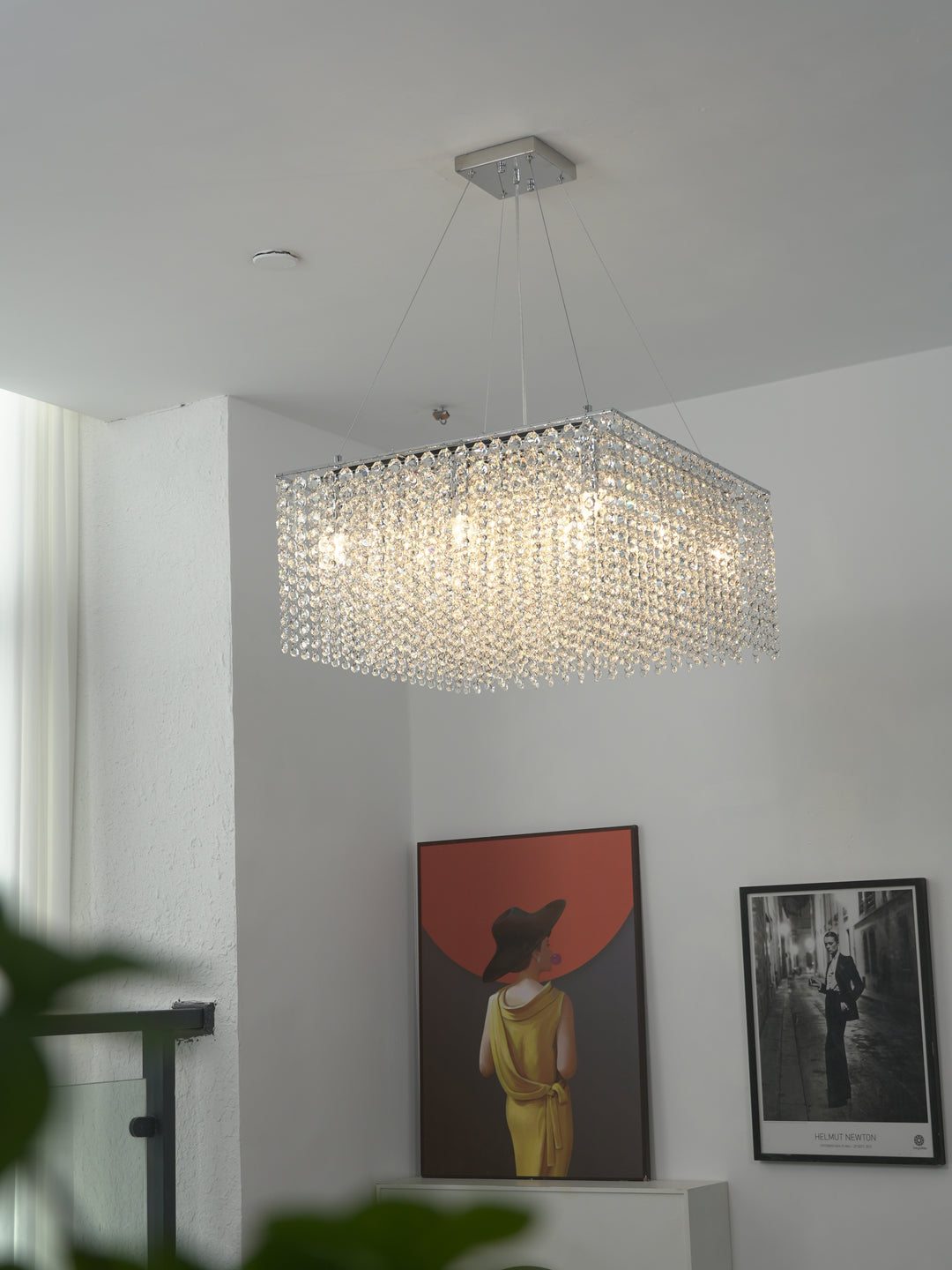Crystal Frame Chandelier