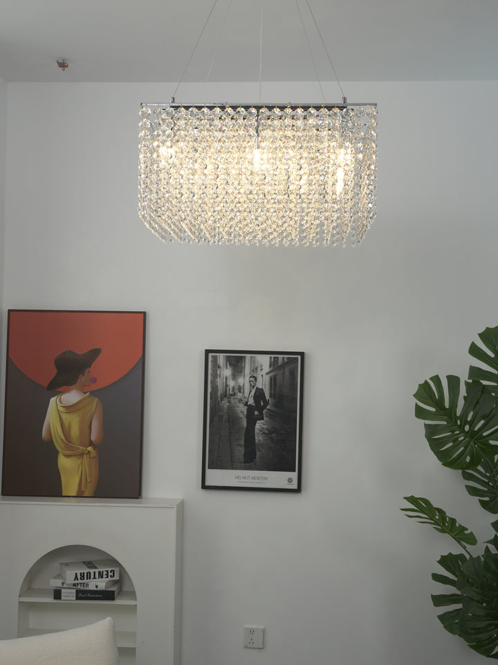 Crystal Frame Chandelier