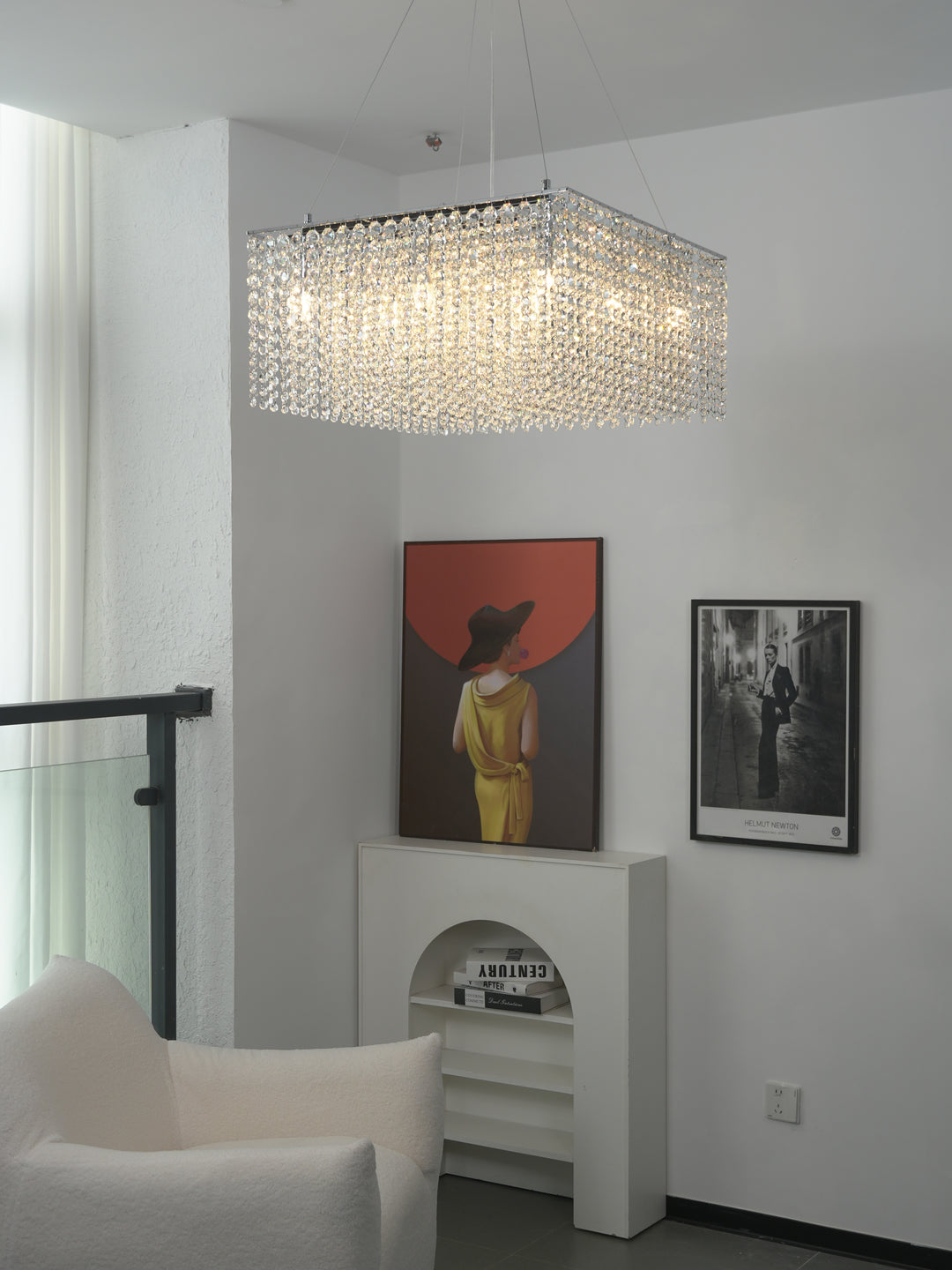 Crystal Frame Chandelier