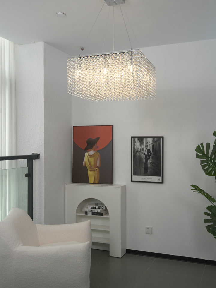Crystal Frame Chandelier
