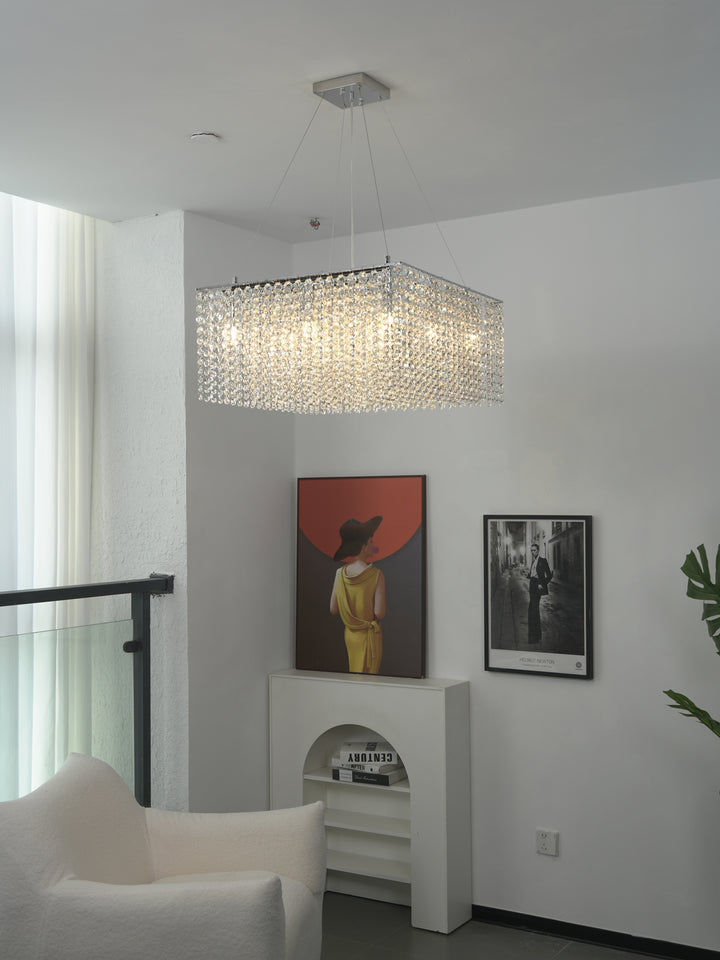 Crystal Frame Chandelier