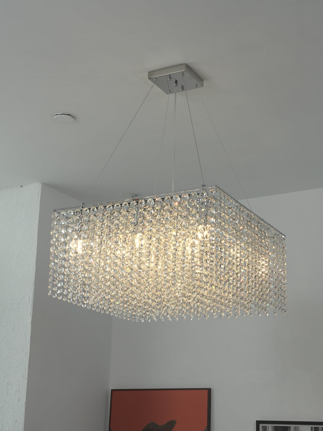Crystal Frame Chandelier
