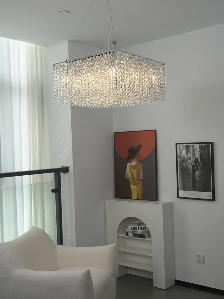 Crystal Frame Chandelier