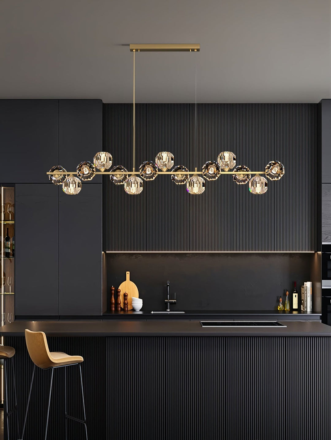 Crystal Glass Ball Chandelier - Vakkerlight