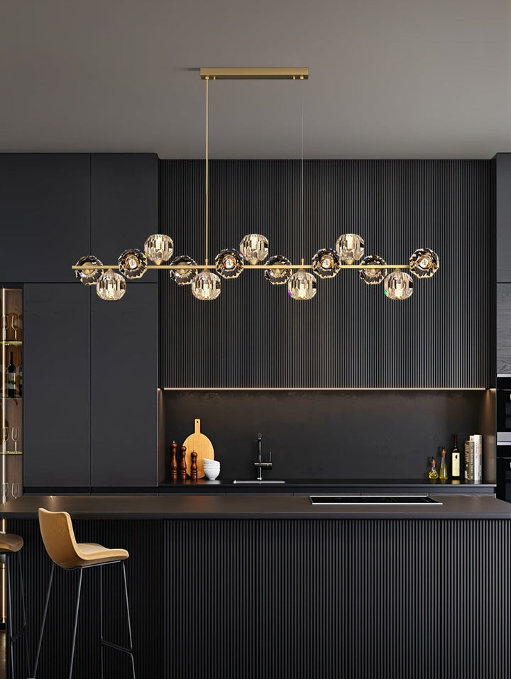 Crystal Glass Ball Chandelier - Vakkerlight