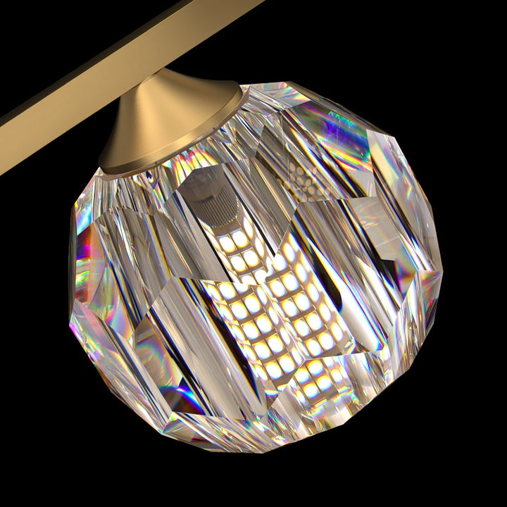 Crystal Glass Ball Chandelier - Vakkerlight