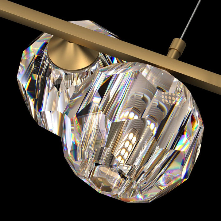 Crystal Glass Ball Chandelier - Vakkerlight