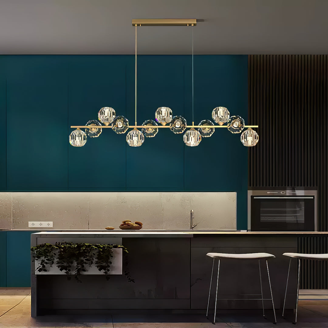 Crystal Glass Ball Chandelier - Vakkerlight