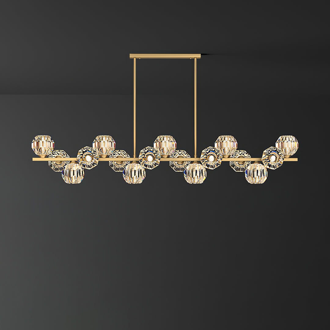 Crystal Glass Ball Chandelier - Vakkerlight