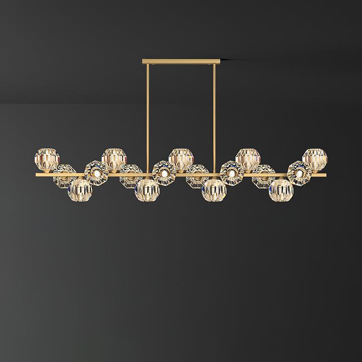 Crystal Glass Ball Chandelier - Vakkerlight