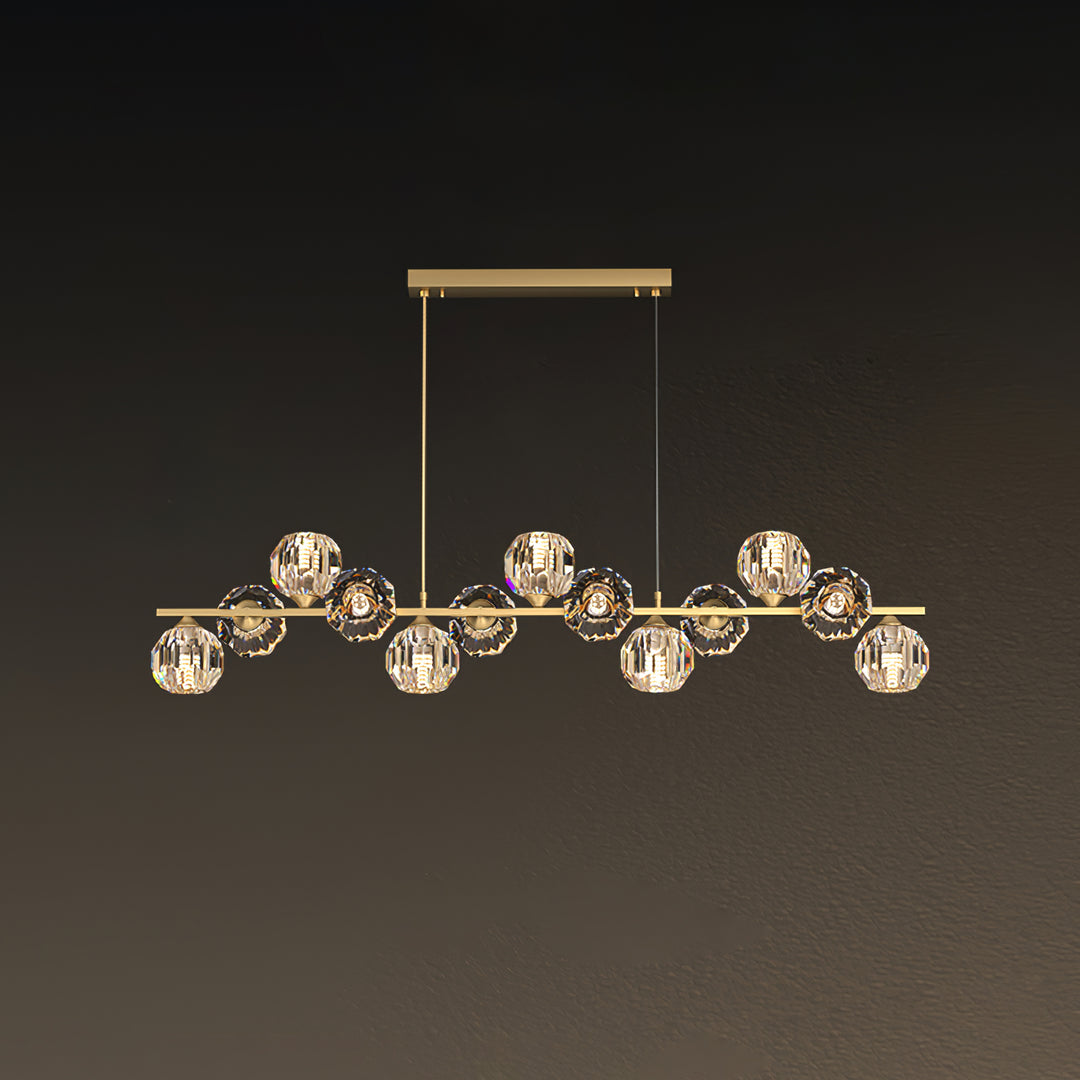 Crystal Glass Ball Chandelier - Vakkerlight