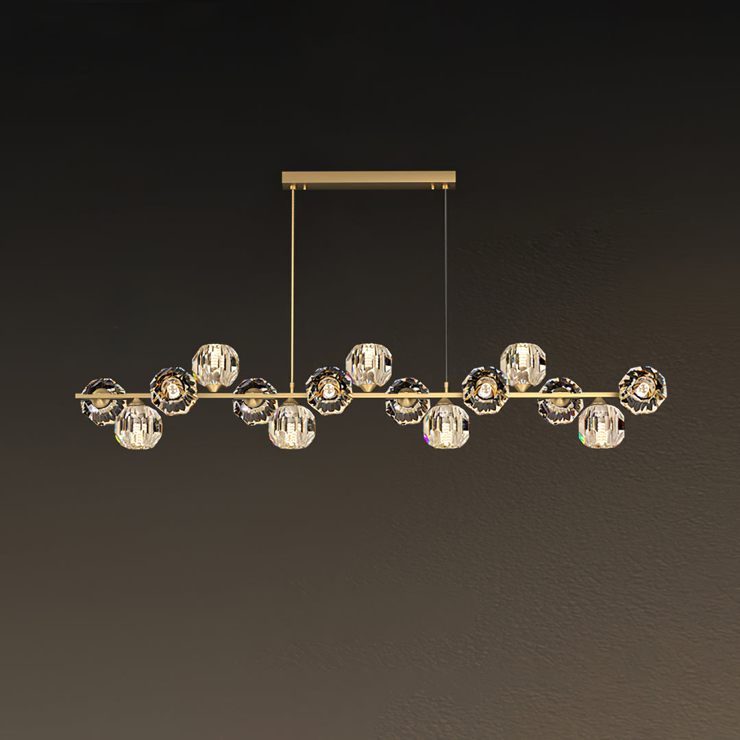 Crystal Glass Ball Chandelier - Vakkerlight