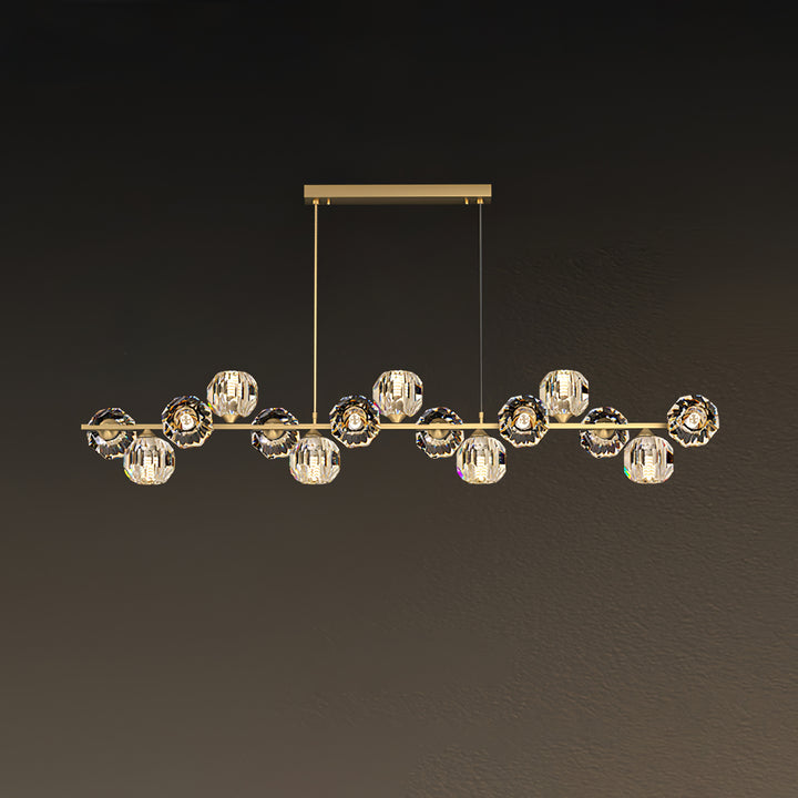 Crystal Glass Ball Chandelier - Vakkerlight