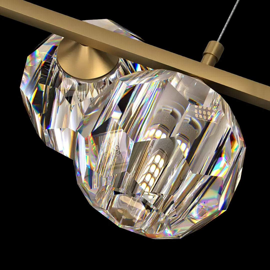 Crystal Glass Ball Chandelier - Vakkerlight