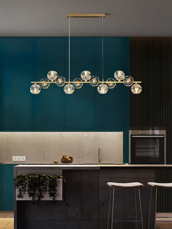 Crystal Glass Ball Chandelier - Vakkerlight