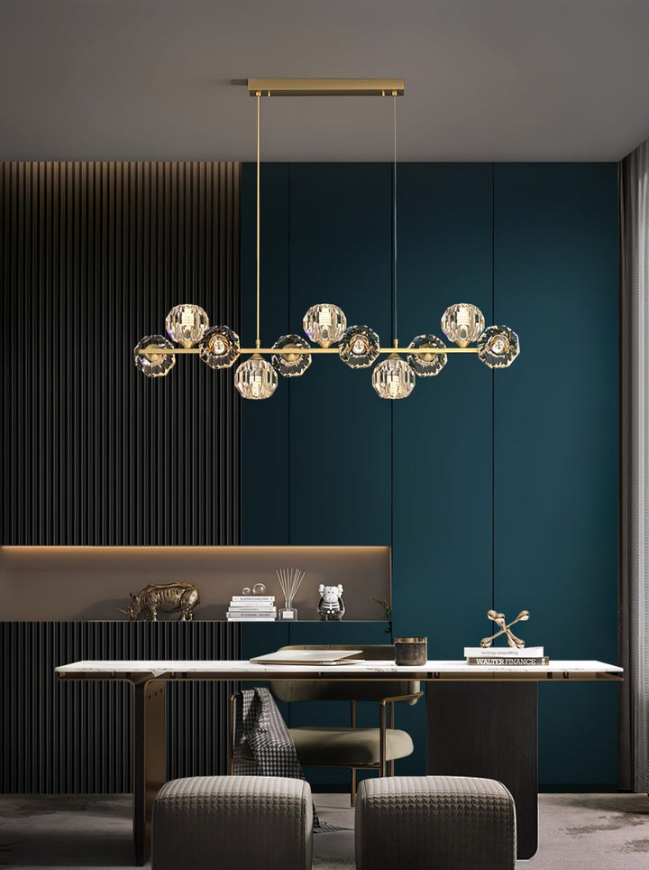 Crystal Glass Ball Chandelier - Vakkerlight