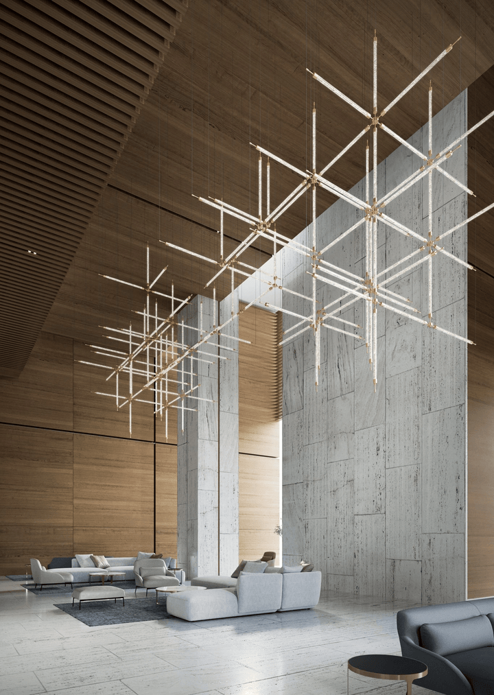 Crystal Grid Customize Chandelier - Vakkerlight