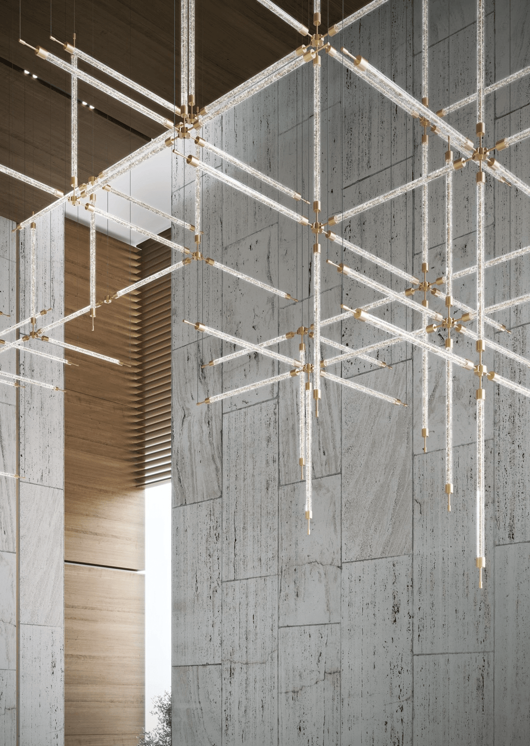 Crystal Grid Customize Chandelier - Vakkerlight