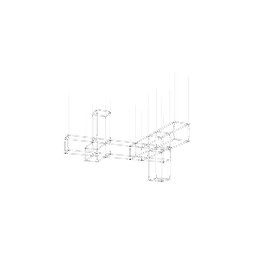 Crystal Grid Customize Chandelier - Vakkerlight