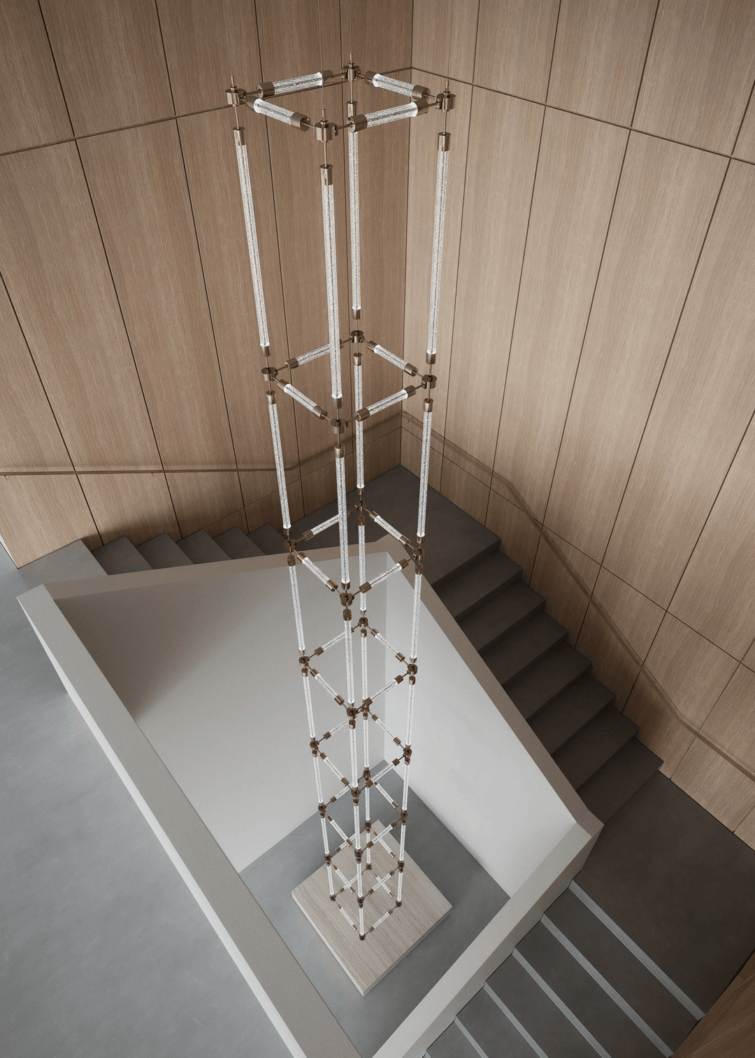 Crystal Grid Customize Chandelier - Vakkerlight
