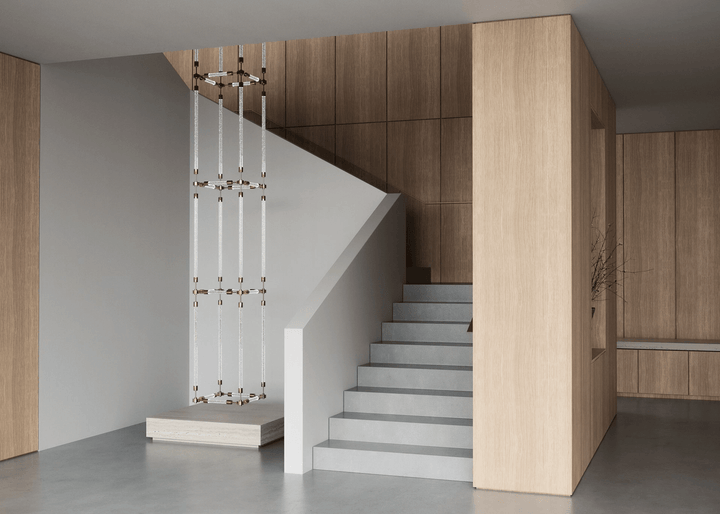 Crystal Grid Customize Chandelier - Vakkerlight